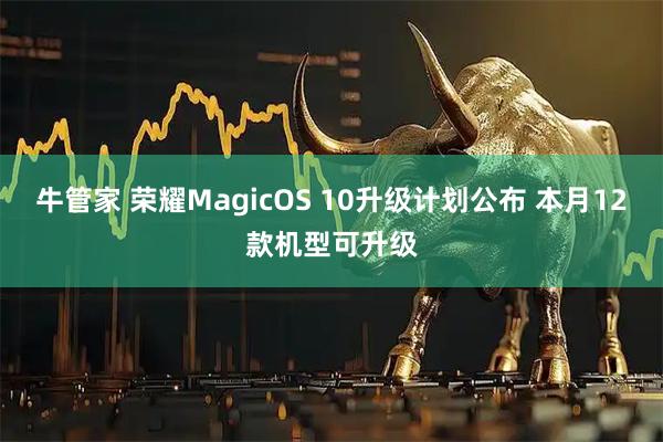 牛管家 荣耀MagicOS 10升级计划公布 本月12款机型可升级